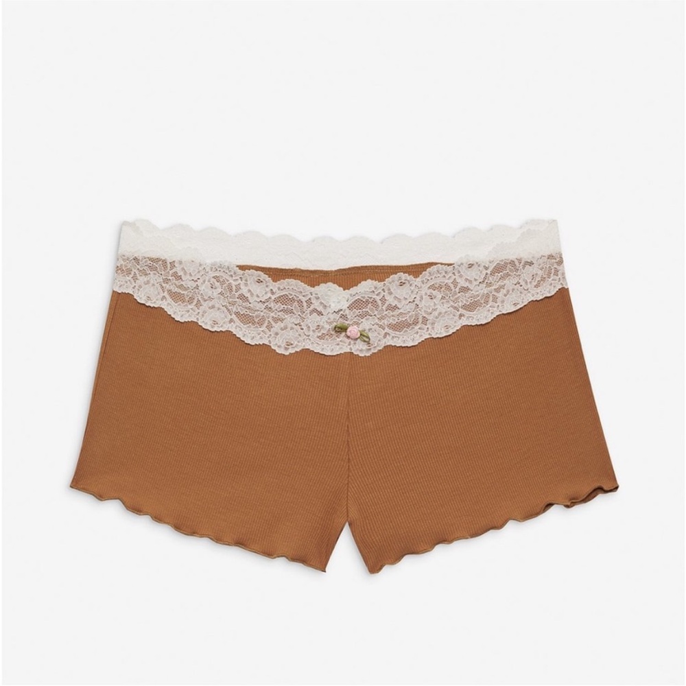 NEW FOR LOVE & LEMONS eisley ribbed knit short